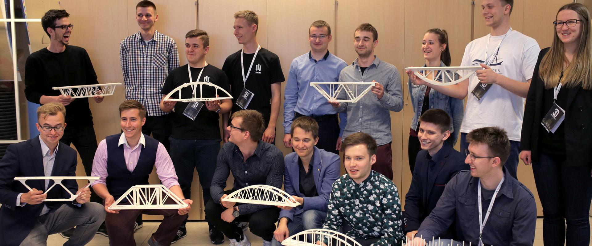3D printed bridge prototypes