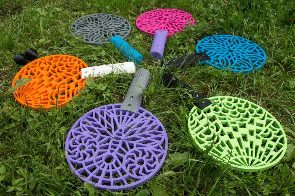 3D printed beach tennis paddles