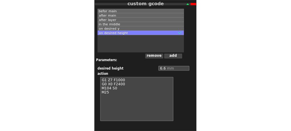 custom g-codes