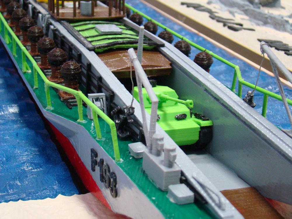 3d printed shipwreck model