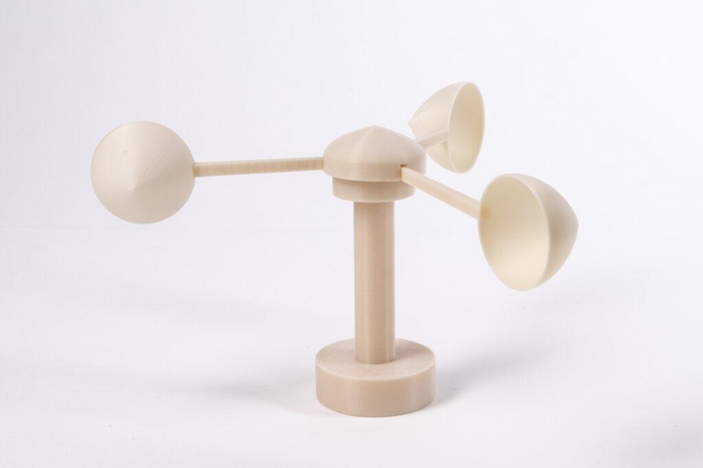 Wind measuring station model 3D printed with ASA-X on ZMorph VX.
