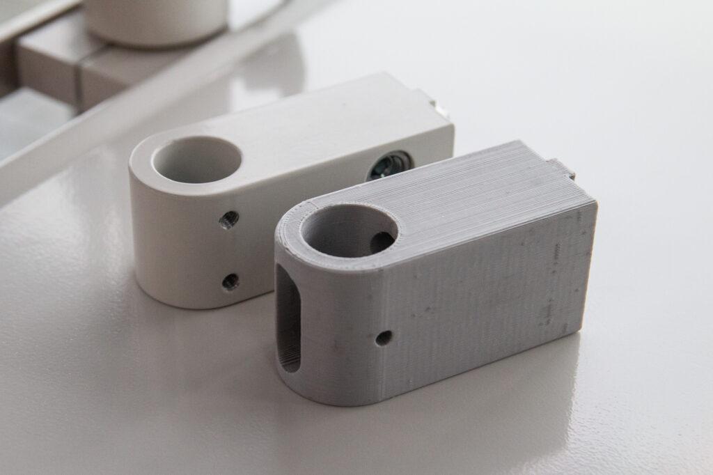 INMED 3D printed custom parts.